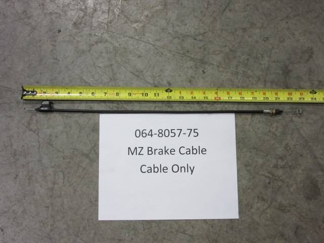 064805775 Bad Boy Mowers Part - 064-8057-75 - MZ 2012 & Up Brake Cable-CABLE ONLY