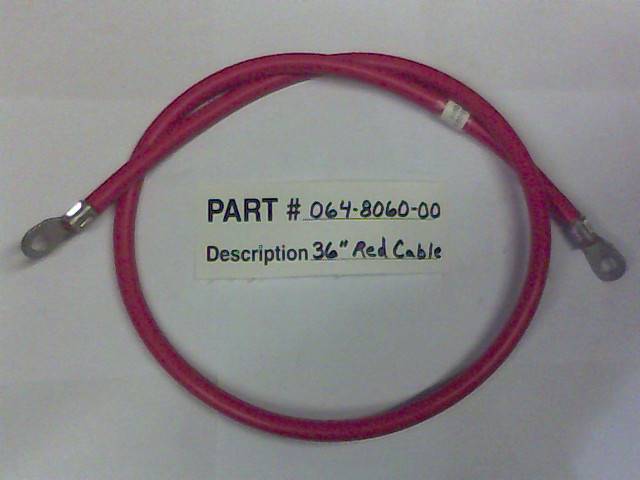 064806000 Bad Boy Mowers Part - 064-8060-00 - 36 Red Battery Cable