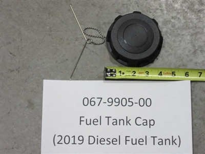 067990500 Bad Boy Mowers Part - 067-9905-00 - Diesel Fuel Tank Cap for 2019 Fuel Tank