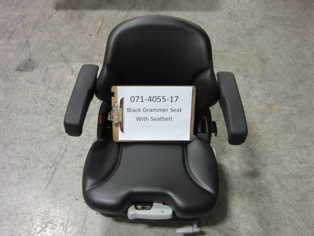 071405517 Bad Boy Mowers Part - 071-4055-17 - Black Grammer Seat w/Seatbelt,  Use seat with ROPS