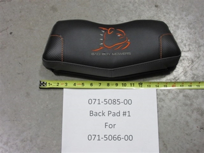 071508500 Bad Boy Mowers Part - 071-5085-00 - Back Pad #1 for 071-5066-00