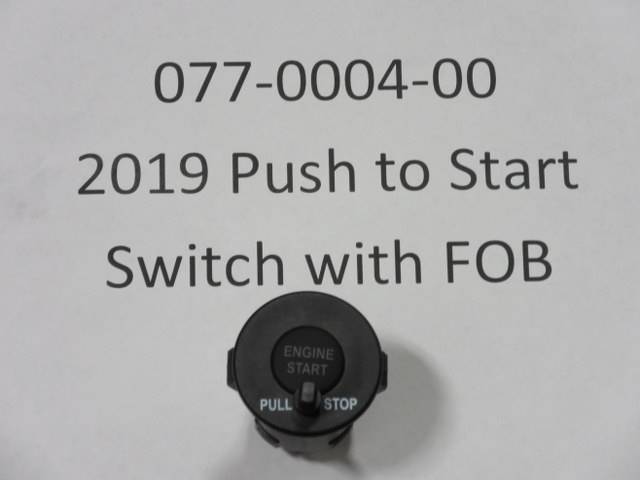 077000400 Bad Boy Mowers Part - 077-0004-00 - 2019 Push to Start Switch w/ fob