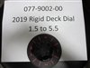 077-9002-00 - Bad Boy Mowers  2019 Rigid Deck Dial 1.5 to 5.5 077900200