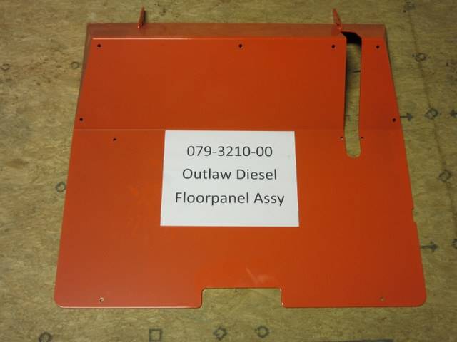 079321000 Bad Boy Mowers Part - 079-3210-00 - Outlaw Diesel Floorpanel Assembly