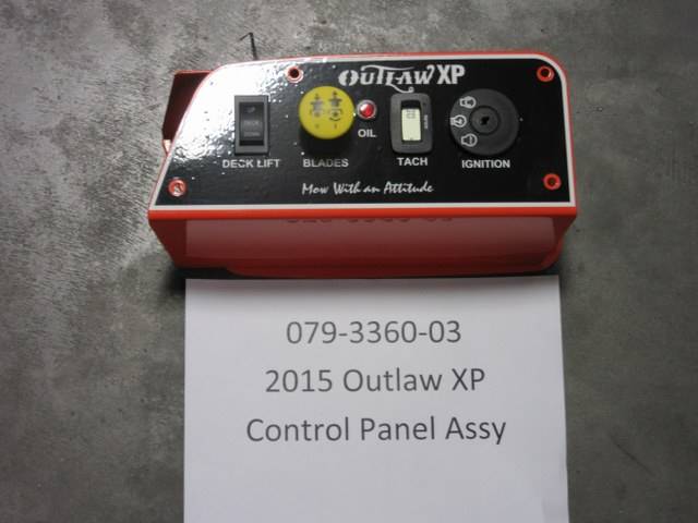 079336003 Bad Boy Mowers Part - 079-3360-03 - 2015 Outlaw XP Control Panel
