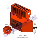 07AOSBACKPDTL Bad Boy Mowers Part - 2007 AOS BACK PANEL DETAIL