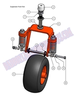 07AOSFWS Bad Boy Mowers Part - 2007 AOS FRONT WHEEL SUSPENSION