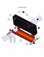 07AOSHC Bad Boy Mowers Part - 2007 AOS HYDRAULIC COOLER