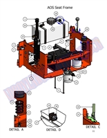07AOSSEAT Bad Boy Mowers Part - 2007 AOS SEAT ASSEMBLY