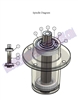 07AOSSPINDLE Bad Boy Mowers Part - 2007 AOS SPINDLE ASSEMBLY