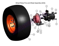 07AOSWMA Bad Boy Mowers Part - 2007 AOS WHEEL MOTOR ASSEMBLY