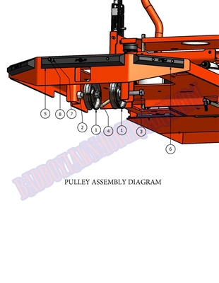 07DIEPULY Bad Boy Mowers Part - 2007 DIESEL PULLEY ASSEMBLY