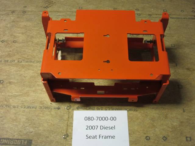 080700000 Bad Boy Mowers Part - 080-7000-00 - 2007 Diesel Seat Frame