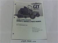 088700000 Bad Boy Mowers Part - 088-7000-00 - 2012 CZT Owner's Manual