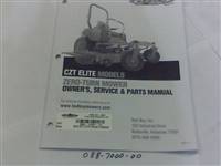 088700013 Bad Boy Mowers Part - 088-7000-13 - 2013 CZT Elite Owner's Manual