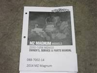 088700214 Bad Boy Mowers Part - 088-7002-14 - 2014 MZ Magnum Owner's Manual