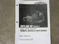 088700414 Bad Boy Mowers Part - 088-7004-14 - 2014 Outlaw XP Owner's Manual