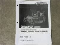 Bad Boy Mowers Part #088-7004-14 - 2014 Outlaw XP Owner's Manual