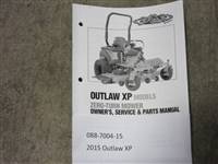 088700415 Bad Boy Mowers Part - 088-7004-15 - 2015 Outlaw XP Owner's Manual