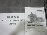 088700618 Bad Boy Mowers Part - 088-7006-18 - 2018 ZT Elite Owner's Manual
