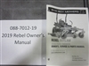 088701219 Bad Boy Mowers Part - 088-7012-19 - 2019 Rebel Owner's Manual