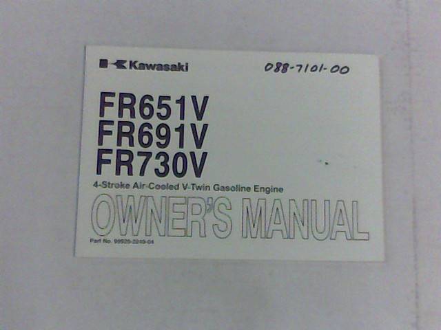 088710100 Bad Boy Mowers Part - 088-7101-00 - KAWASAKI-FR Series Motor Manual