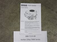 088711500 Bad Boy Mowers Part - 088-7115-00 - KO 25 HP 7000 Series Motor Manual