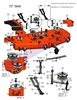 08AOS72DK Bad Boy Mowers Part - 2008 AOS 72 DECK ASSEMBLY