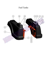 08AOSFTA Bad Boy Mowers Part - 2008 AOS FUEL TANK ASSEMBLY