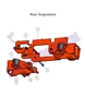 08AOSRSA Bad Boy Mowers Part - 2008 AOS REAR SUSPENSION ASSEMBLY