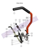 08DIEDAA Bad Boy Mowers Part - 2008 DIESEL DRIVE ARM ASSEMBLY