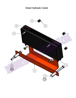 08DIEHYDRO Bad Boy Mowers Part - 2008 DIESEL HYDRAULIC COOLER