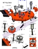 08PUP48DK Bad Boy Mowers Part - 2008 PUP & LIGHTNING 48 DECK ASSEMBLY