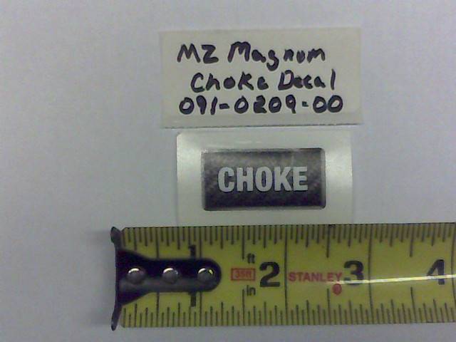 091020900 Bad Boy Mowers Part - 091-0209-00 - Magnum Choke Decal