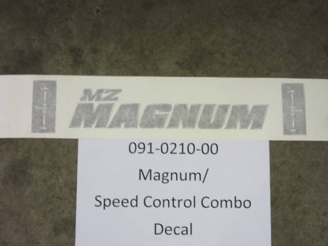 091021000 Bad Boy Mowers Part - 091-0210-00 - Magnum/Speed Control Combo Decal