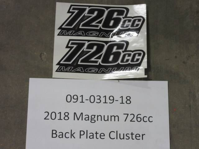 091031918 Bad Boy Mowers Part - 091-0319-18 - MZ 726cc Rear Cover Decal