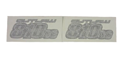 091034200 Bad Boy Mowers Part - 091-0342-00 - Outlaw 810cc Decal Cluster