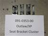 091035300 Bad Boy Mowers Part - 091-0353-00 - Outlaw/XP Seat Bracket Decal Cluster