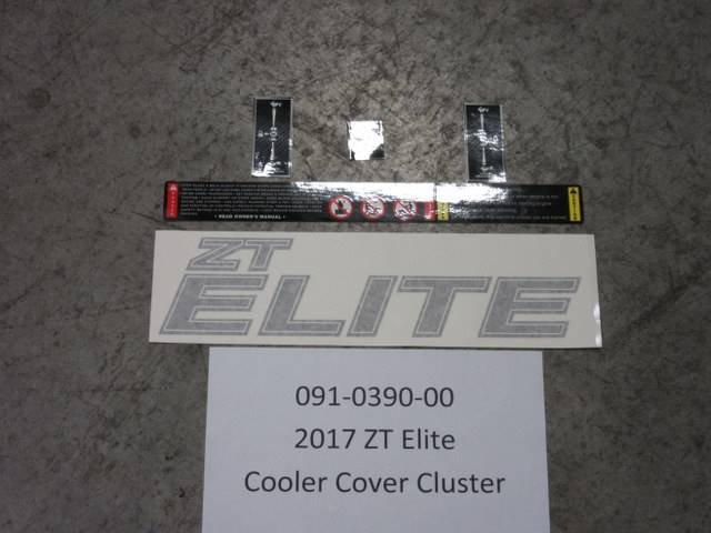 091039000 Bad Boy Mowers Part - 091-0390-00 - 2017 ZT Elite Cooler Cover Decal Cluster