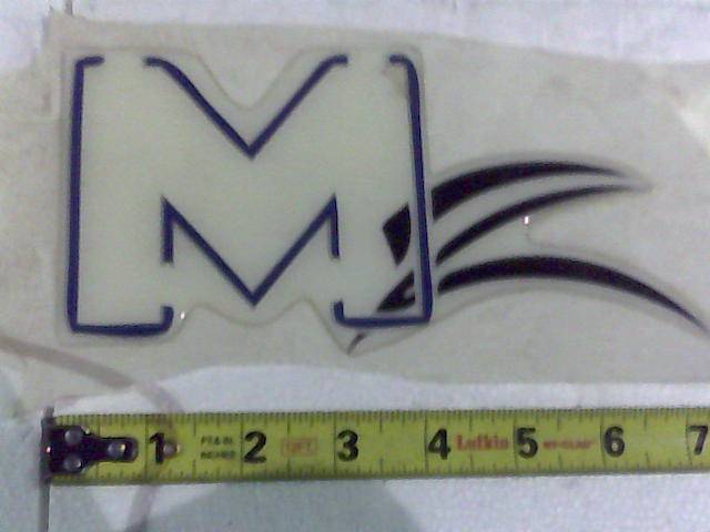 091103000 Bad Boy Mowers Part - 091-1030-00 - MZ Logo Domed Decal - Grill