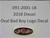 091200118 Bad Boy Mowers Part - 091-2001-18 - Oval Logo Decal