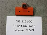 093112100 Bad Boy Mowers Part - 093-1121-00 - 1" Bolt On Front Receiver Weldment MZ/ZT Models