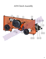 09AOSCLUTCH Bad Boy Mowers Part 2009 AOS CLUTCH ASSEMBLY