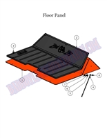 09AOSFPA Bad Boy Mowers Part 2009 AOS FLOOR PANEL ASSEMBLY