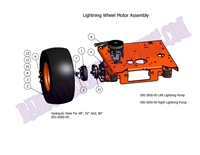 09LITWMA Bad Boy Mowers Part 2009 LIGHTNING WHEEL MOTOR