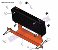 10AOSDHCA Bad Boy Mowers Part 2010 AOS DIESEL HYDRAULIC COOLER