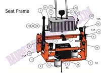 10AOSSEAT Bad Boy Mowers Part 2010 AOS SEAT FRAME