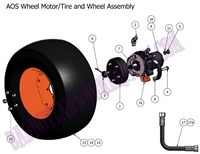 10AOSWMA Bad Boy Mowers Part 2010 AOS WHEEL MOTOR
