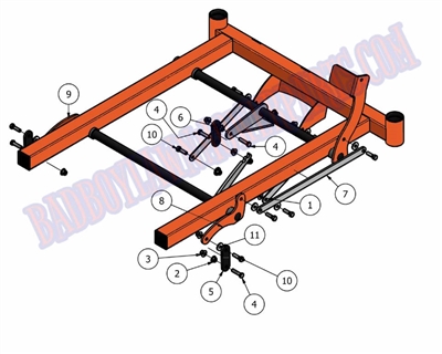 10MZDKLFT Bad Boy Mowers Part 2010 MZ DECK LIFT