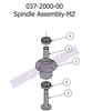 10MZSPNDL Bad Boy Mowers Part 2010 MZ SPINDLE ASSEMBLY